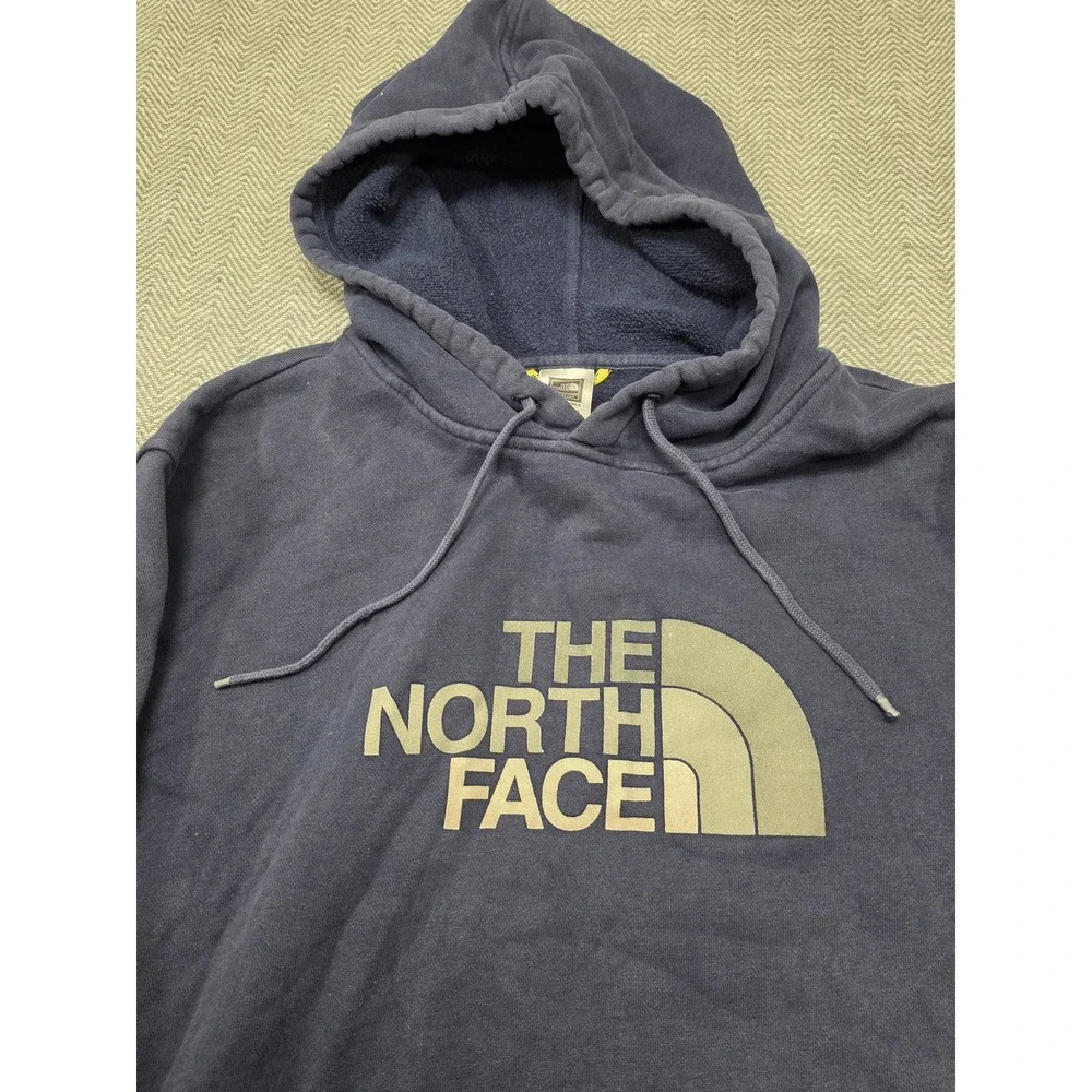 The North Face‎ Mens A5 Series Navy Blue Logo Hoodie Sweatshirt Large